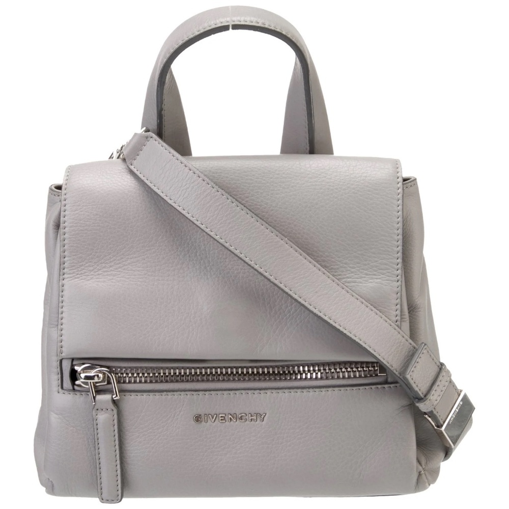 Givenchy Leather Shoulder Bag Grey
